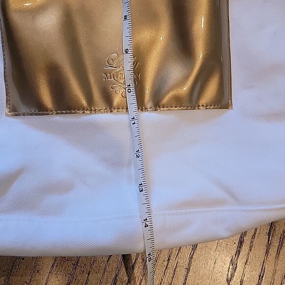 Paco Rabanne canvas white and gold tote bag 🤍 - Picture 8 of 9